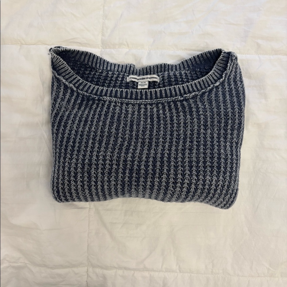 Blue American Eagle sweater